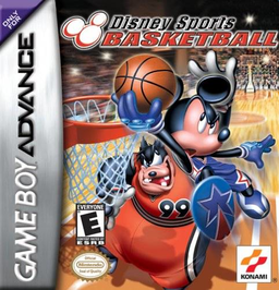 Disney Sports Basketball box art for GameBoy Advance